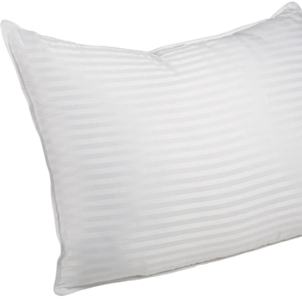 Set of Two Microfiber Down Alternative Medium Standard Size Bed Pillows