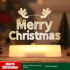 Christmas Decoration 3D Lamp Acrylic LED