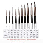 10 Artist Watercolor Painting Brushes