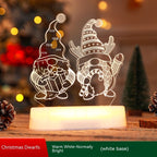 Christmas Decoration 3D Lamp Acrylic LED