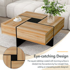 Coffee Table With 4 Storage Compartments