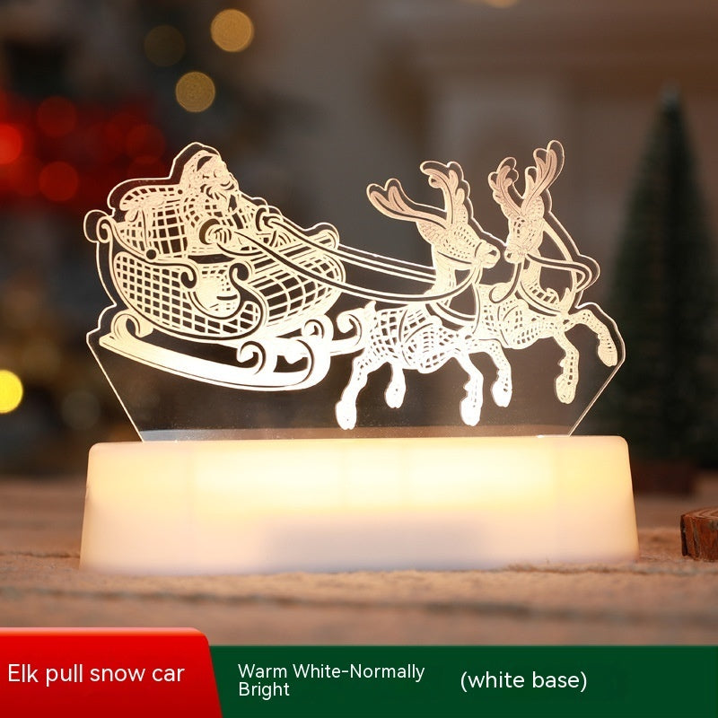 Christmas Decoration 3D Lamp Acrylic LED